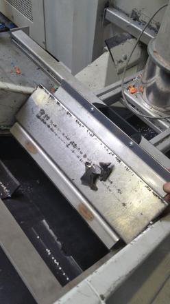 Gefährliches Bruchstück gestoppt !